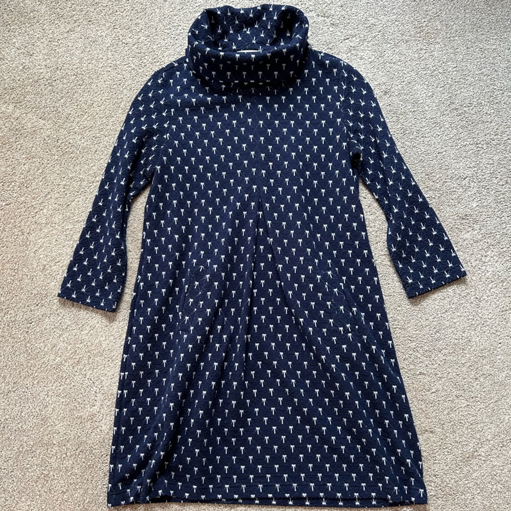 Tyler Boe Dragonfly Pattern 3/4 Sleeve Dress